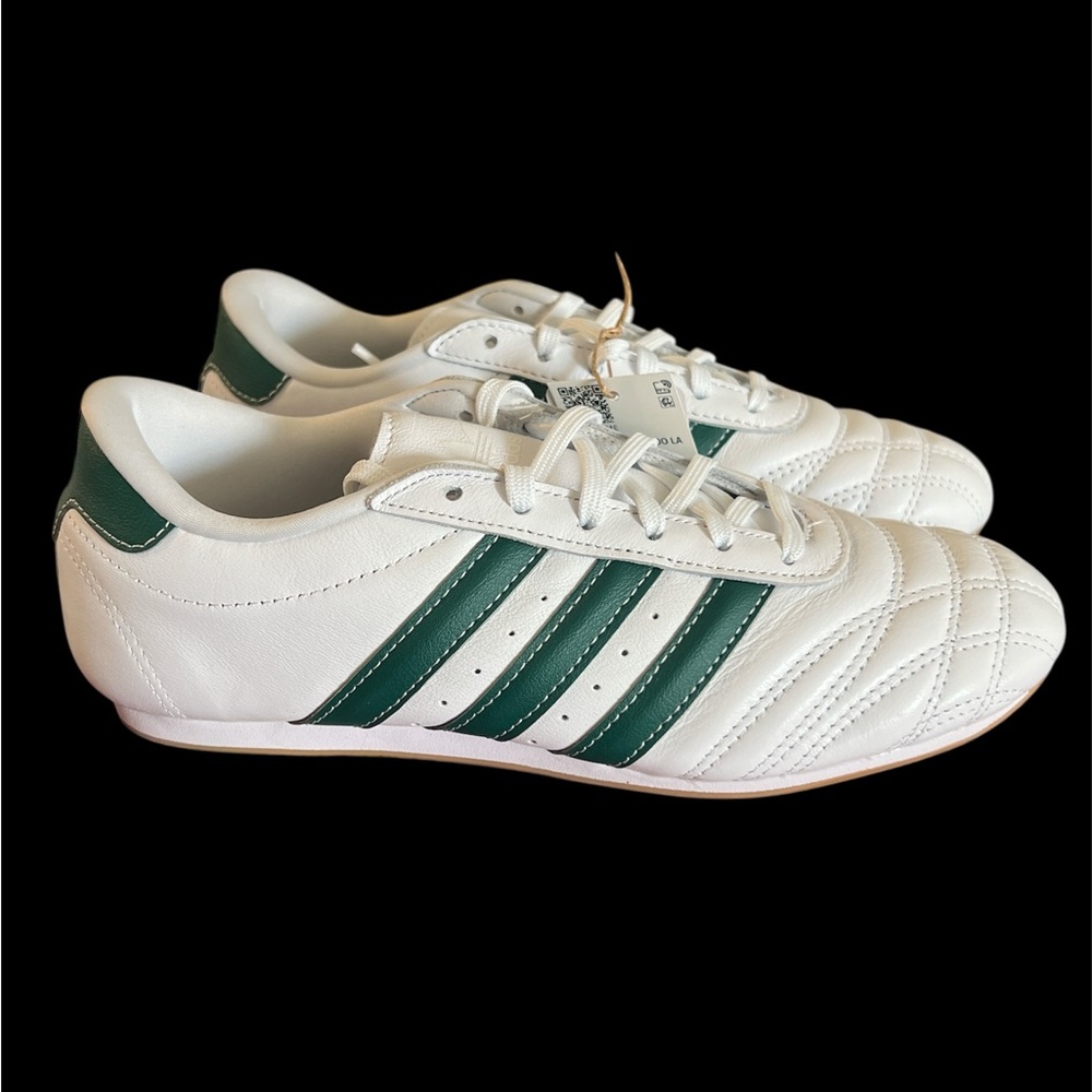 Size 7.5 - Adidas Taekwondo Lace‎ Cloud White Green W